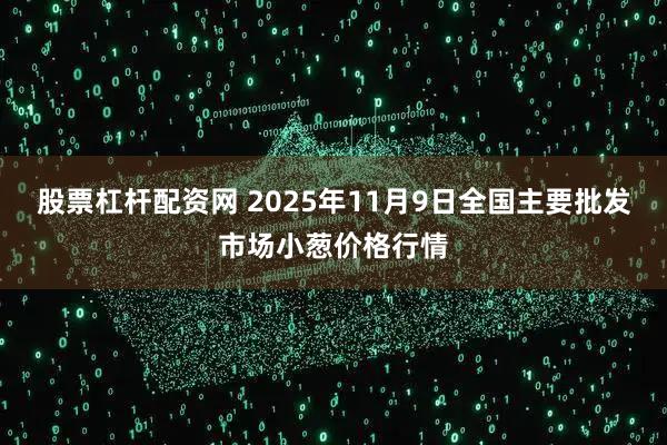 股票杠杆配资网 2025年11月9日全国主要批发市场小葱价格行情
